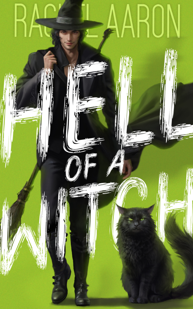 Hell for Hire Cover: A lady in a leather jacket with a sword, flying at the camera!